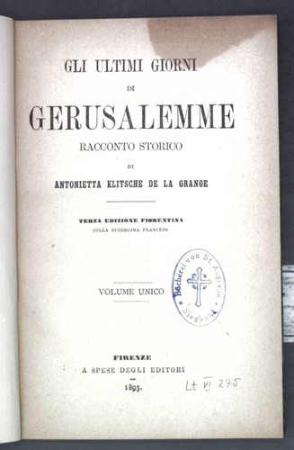 Gli ultimi giorni - , di