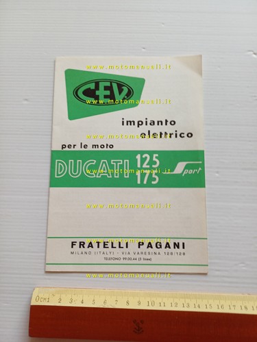 Ducati 125 175 sport schema - 175,