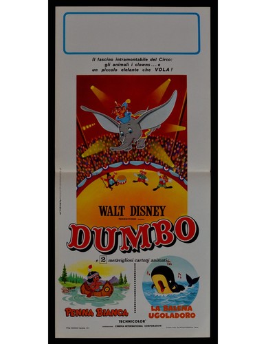 Locandina dumbo walt disney - locandina,