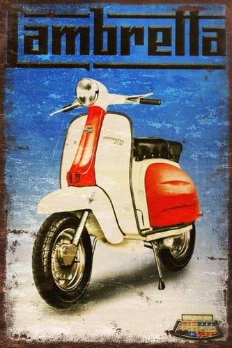 Pubblicità bici lambretta - pubblicità,