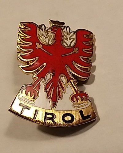 Spilla tirol smaltata vintage - spilla,