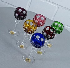 6 eleganti bicchieri da