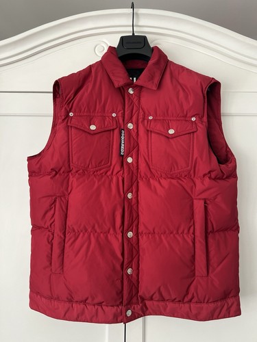 Gilet rosso imbottito - , vero