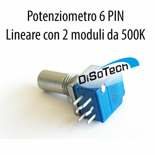 Potenziometro lineare 500k - potenziometro, da