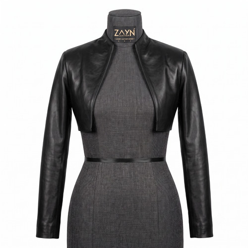 Giacca donna nera - in, pelle