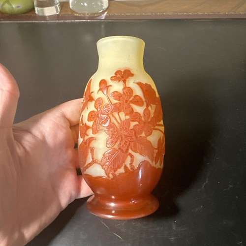 Antico vaso cammeo vetro - vaso,
