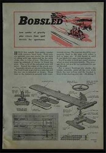 Bobsled posti bob - 4, sled