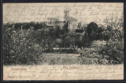Cartolina aschersleben villa - cartolina, aschersleben,