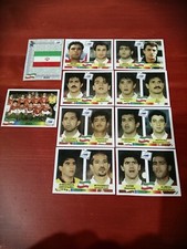 Squadra Completa Iran maglia Rossa France '98 adesive leggi descrizione 