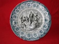 Antica Piatto Dessert Ceramica