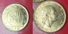 ??  MONETA 200 LIRE 1978 REPUBBLICA ITALIANA FDC RARA @@ TUTTO COME DA FOTO @@