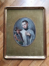 SAN LUIGI GONZAGA olio su tavola