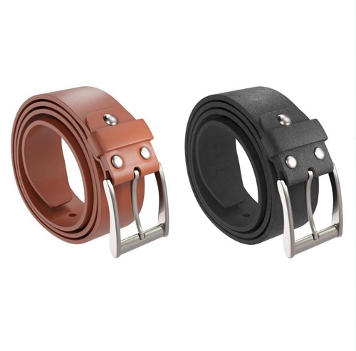 Cinture pelle marrone e - 2,