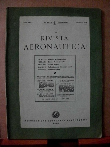 Rivista aeronautica 1 - n°,