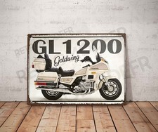 Plaque métal vintage Honda GL