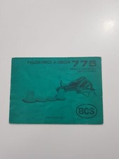 CATALOGO RICAMBI E USO MANUTENZIONE FALCIATRICE A DISCHI BCS 775