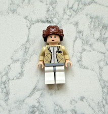 LEGO Minifigure Principessa Leia Hoth Outfit sw0113 Capelli Texturizzati Star Wars 4504