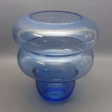 Vaso Vetro Blu Trasparente