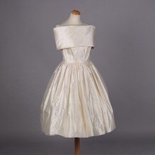 Abito da Sposa Second Hand Le Spose di Gio Shantung di Seta Italia Vintage 