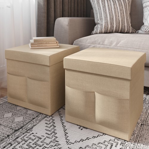 Pouf cubo portaoggetti - cubo,