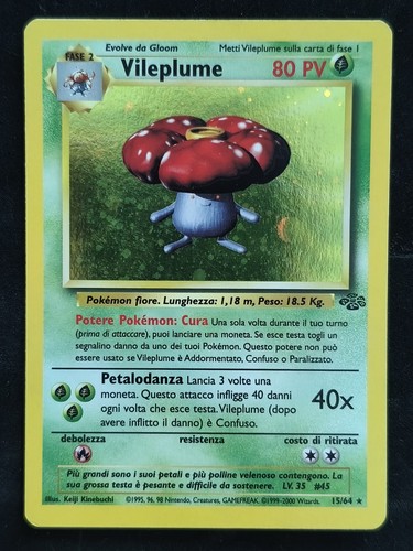 Pokemon vileplume holo - pokemon, 15/64