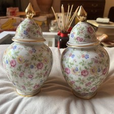 Vasi potiche schlottenhof bavaria porcellana antico anni 30 XX secolo seltmann