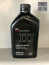 OLIO MOTORE ORIGINALE AUDI 0W30 LONGLIFE III Specifica 504/507