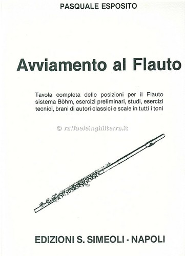 Simeoli avviamento flauto - avviamento, al