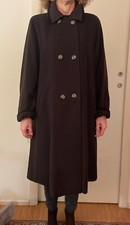 cappotto Loden vintage usato donna di lana e seta