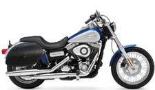 Borse da sella Harley-Davidson Dyna Super Glide FXDC FXD con kit di montaggio rapido