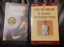 2 LIBRI Oscar Wilde:  Il fantasma di Canterville, IL RITRATTO DI DORIAN GRAY