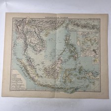 Mappa Indie Orientali Stieler