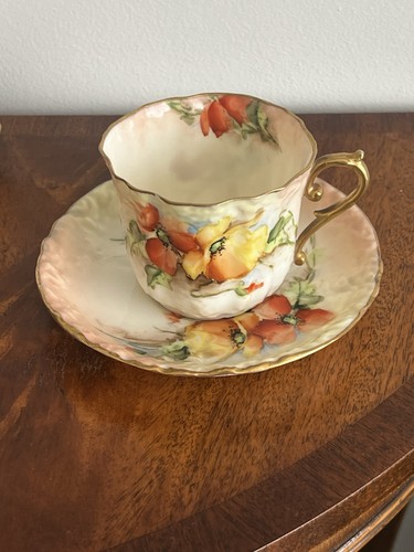 Antica tazza tè piattino - antica, da