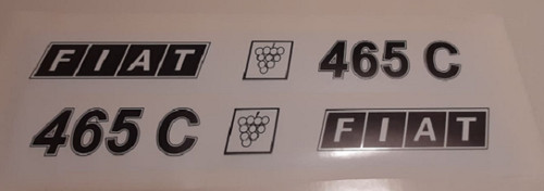 Kit adesivi decalcomanie fiat - kit,