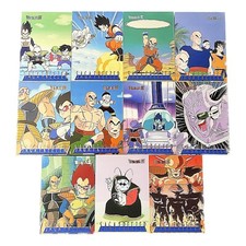 Carte Dragon Ball Z Saga Freezer 11x 1989 originali DBZ infanzia anni 80 cards