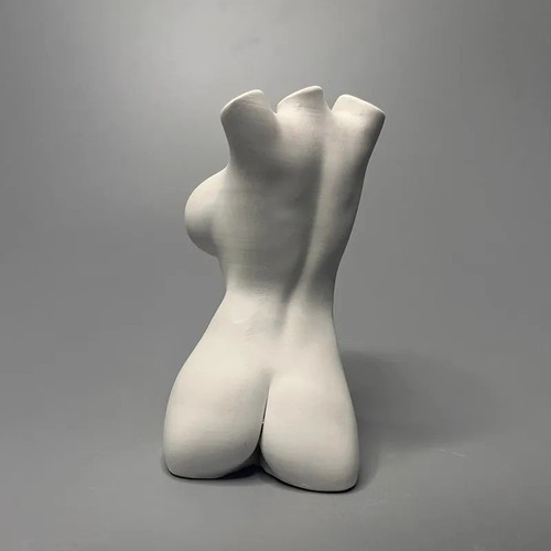Busto scultura body art donna