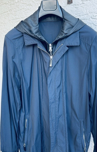 Cappotto parka prada blu - parka,