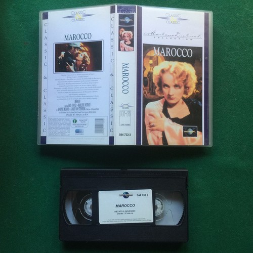 Vhs film marocco marlene - vhs,