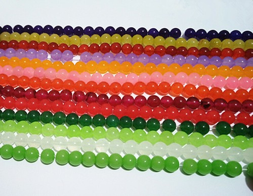 1filo 50pz perline - pietre, dure