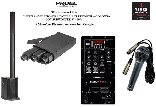 Proel session free sistema a - free,