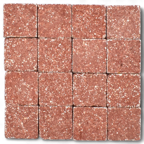Pietre per mosaico rosso
