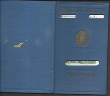 1942 ROMA PASSAPORTO CON VISTO