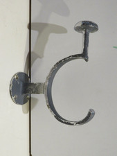 vecchio APPENDIABITI IN METALLO ottone cromato attaccapanni per cappello vintage