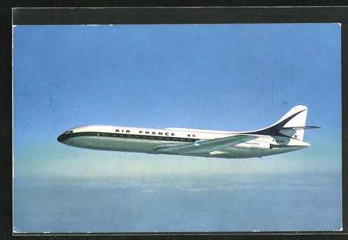 Cartolina aereo caravelle - cartolina,