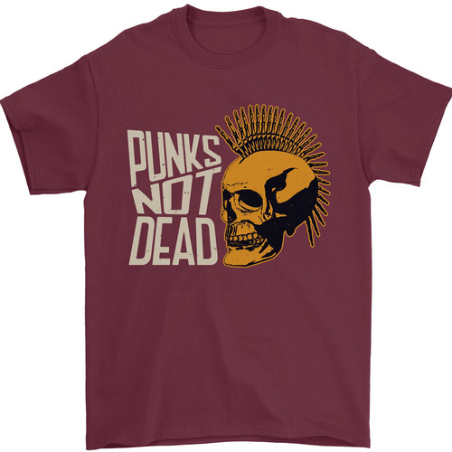 Punk not dead - dead, teschio