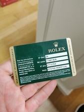 Garanzia Rolex 116613 Submariner Oro Acciaio 2009 ORIGINALE CARD