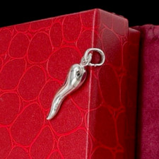 CIONDOLO CORNETTO PORTAFORTUNA