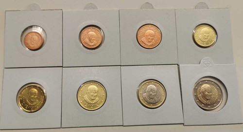 Set kms euro vaticano - kms, cent
