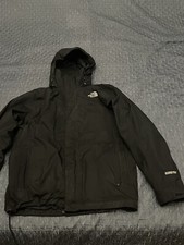 Mens Black The North Face Goretex Hooded Waterproof Jacket Size M  Cappuccio