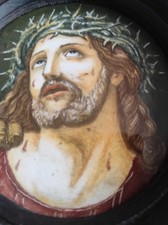 Tondo Ceramica Francesco Molaroni Pesaro Ecce Homo Guido Reni Pezzo Unico